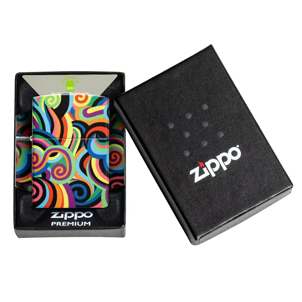 Запалка Zippo - Rick Rietveld Glow In The Dark Swirls - 10