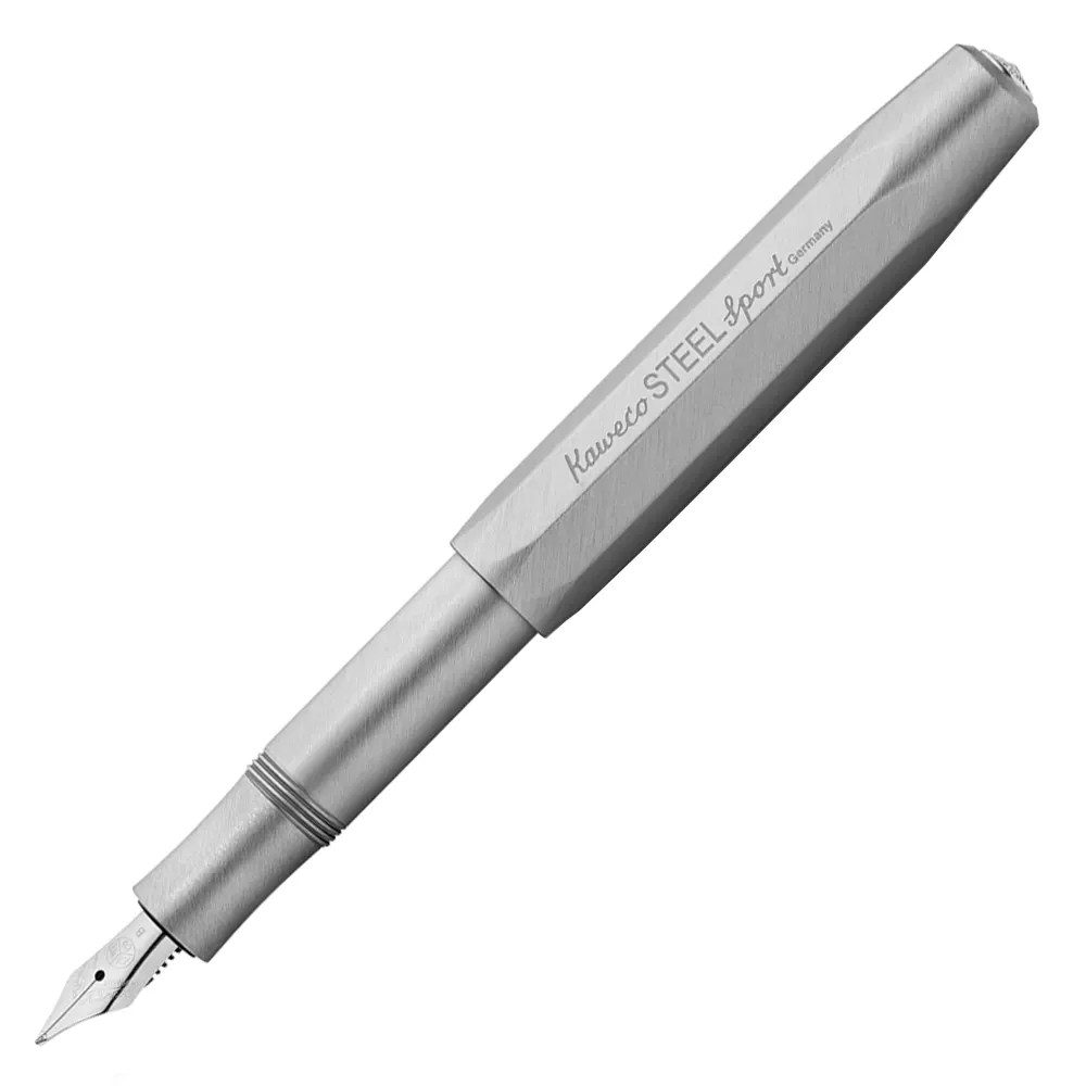 Писалка Kaweco - Steel Sport, сребриста, M перо