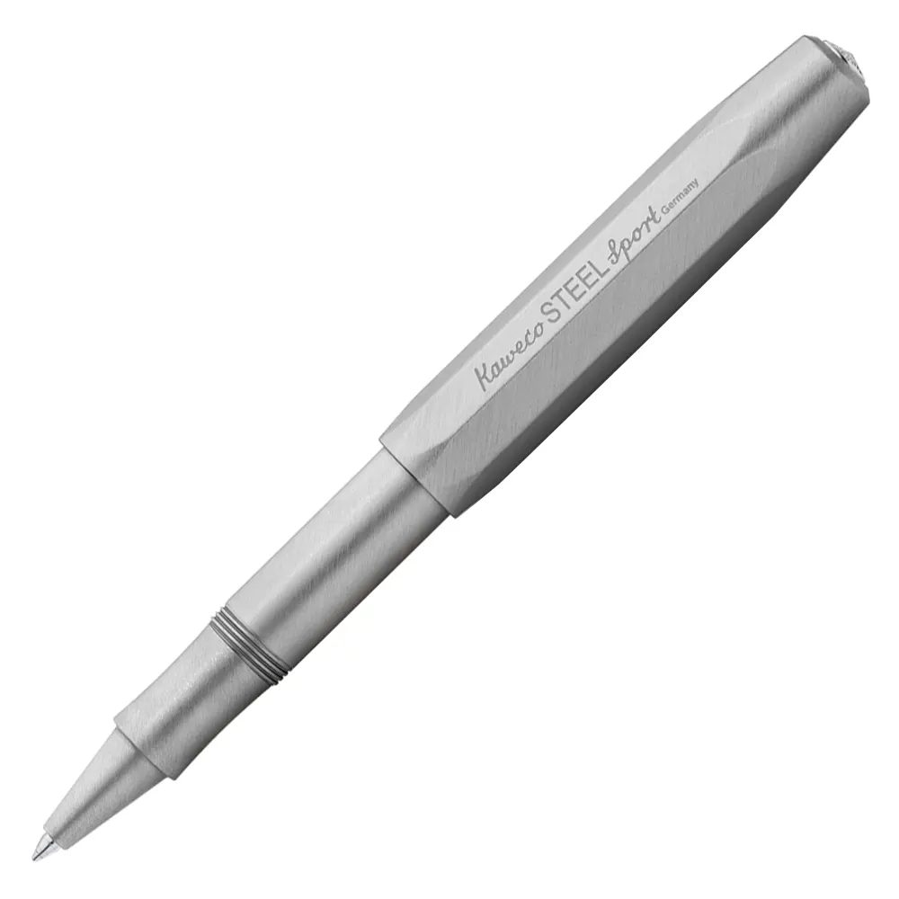 Ролер Kaweco - Steel Sport, сребрист