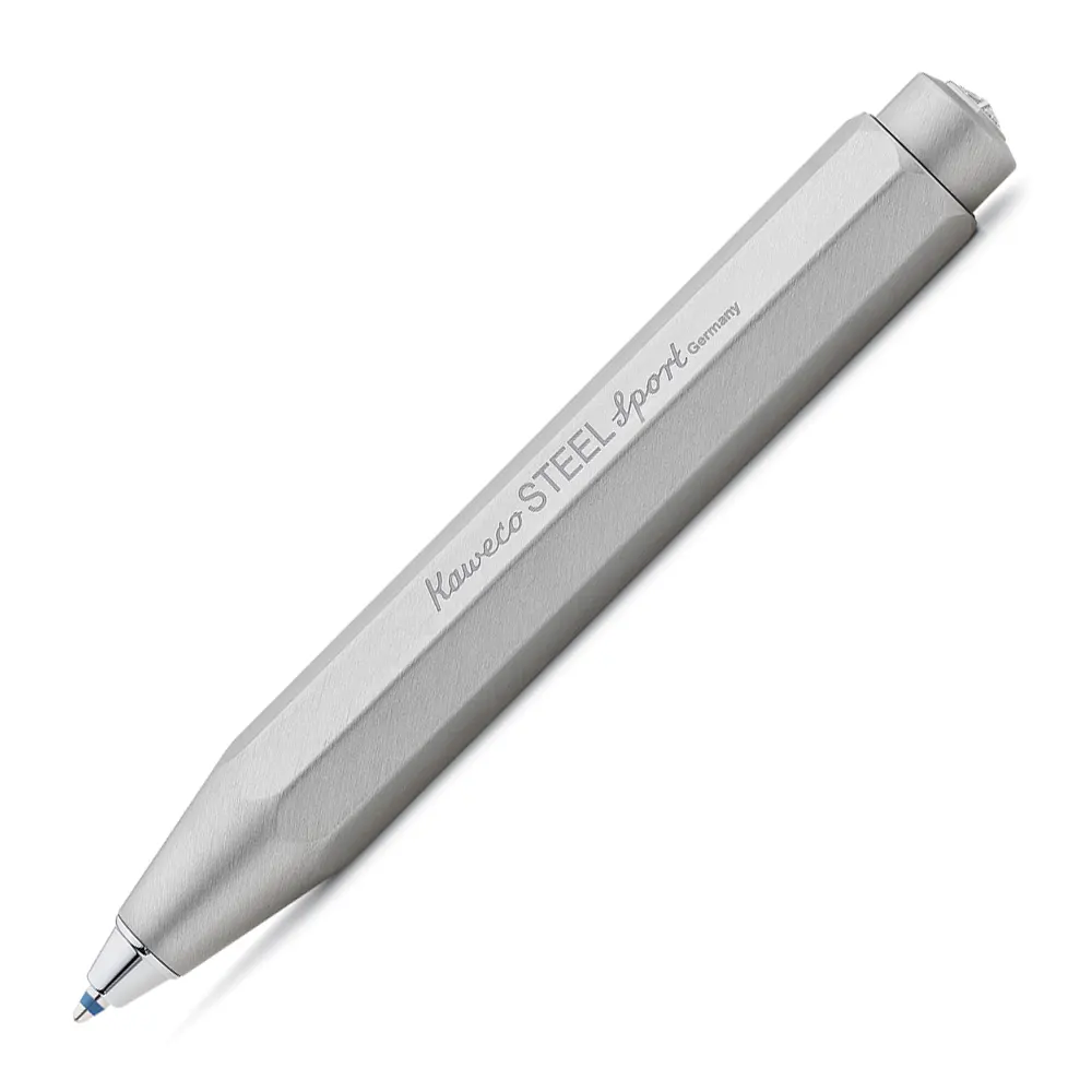 Химикалка Kaweco - Steel Sport, сребриста