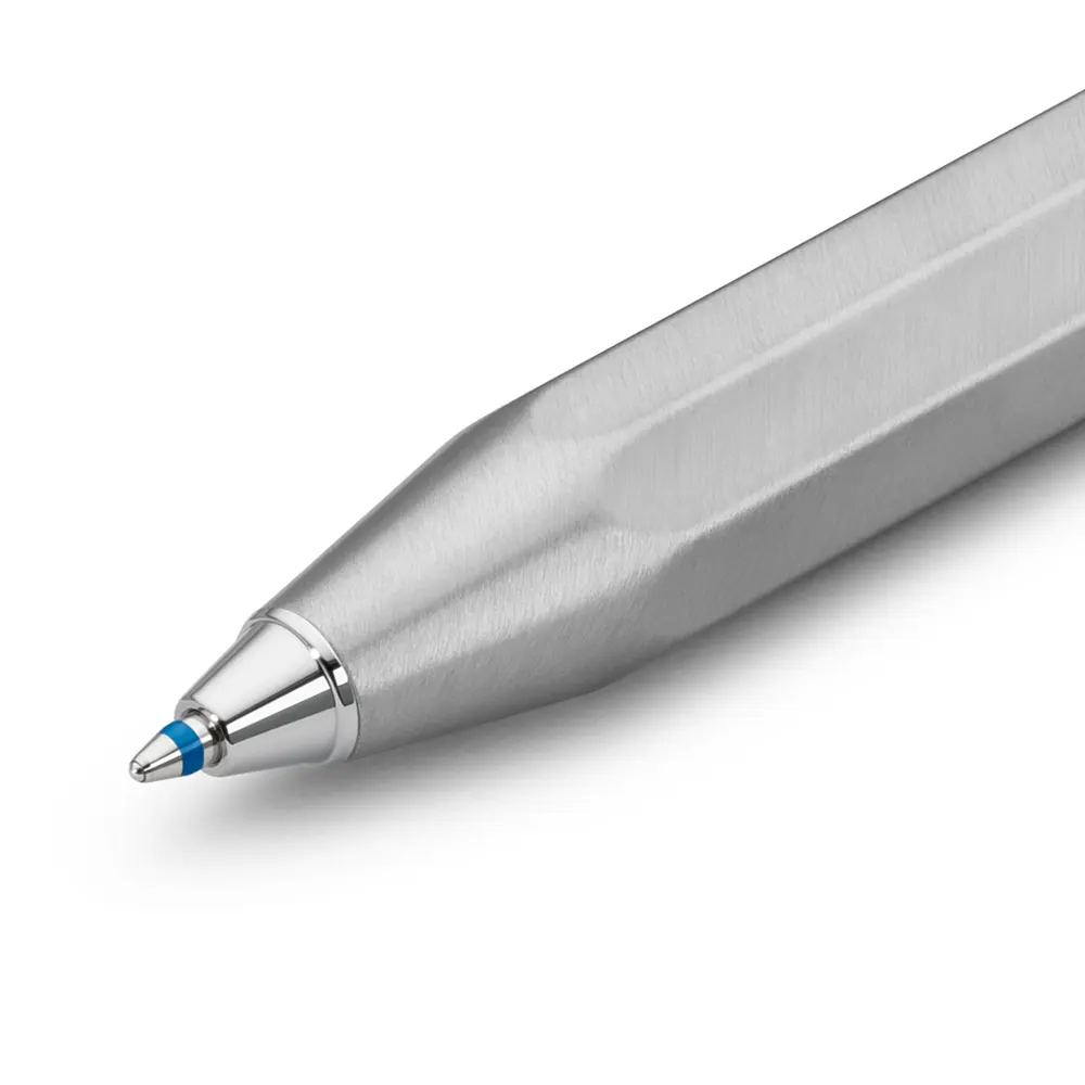 Химикалка Kaweco - Steel Sport, сребриста - 2