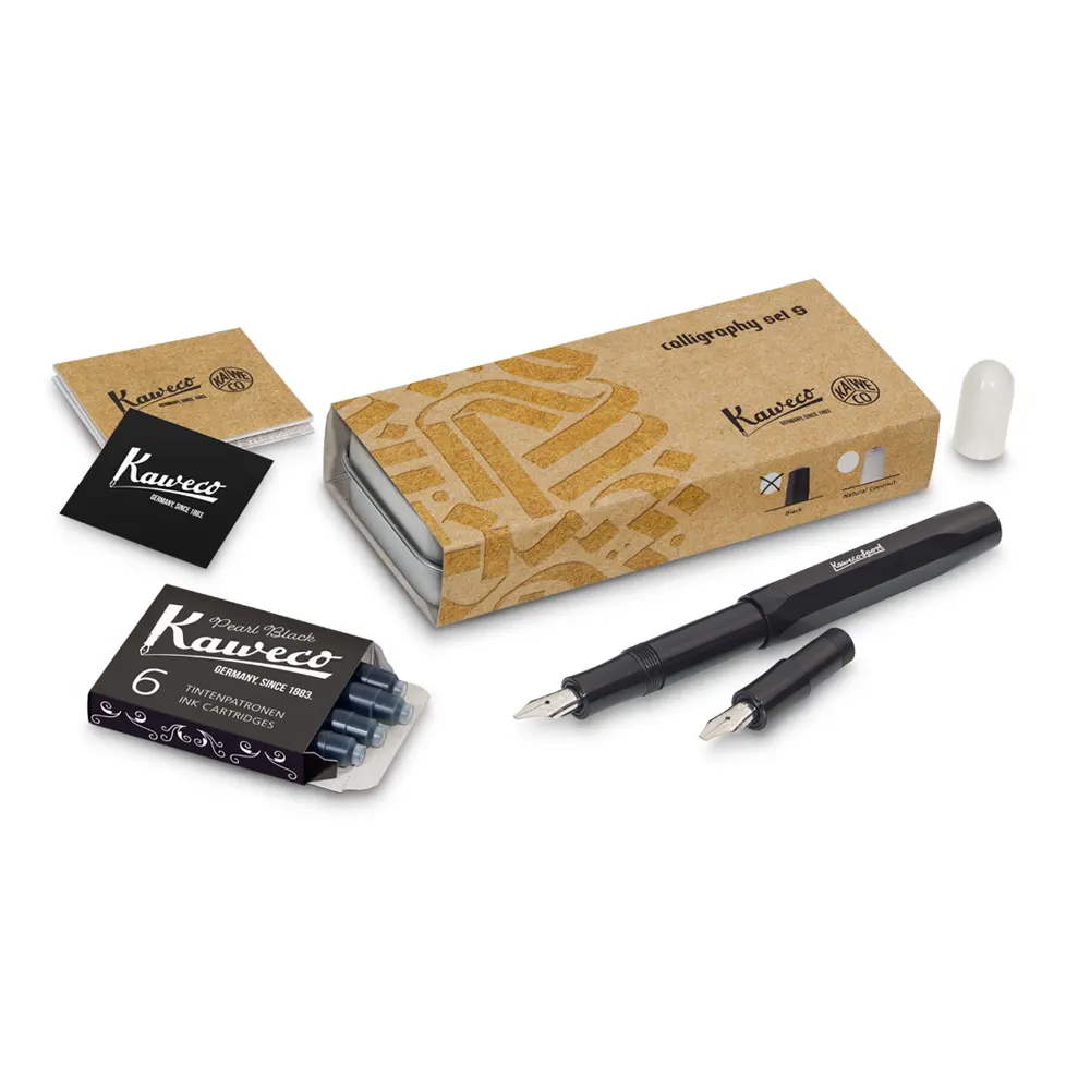 Калиграфски комплект Kaweco - Sport S, черен