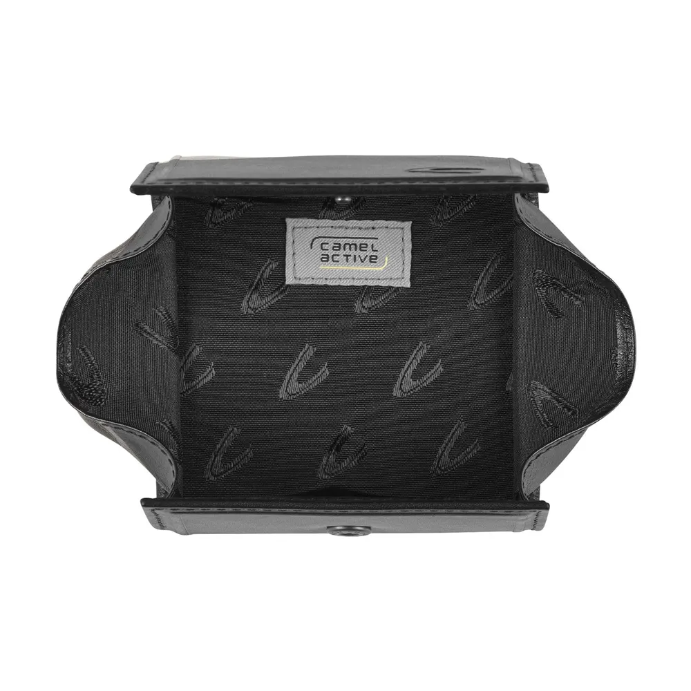 Портфейл за монети Camel Active - Wood, черен - 2