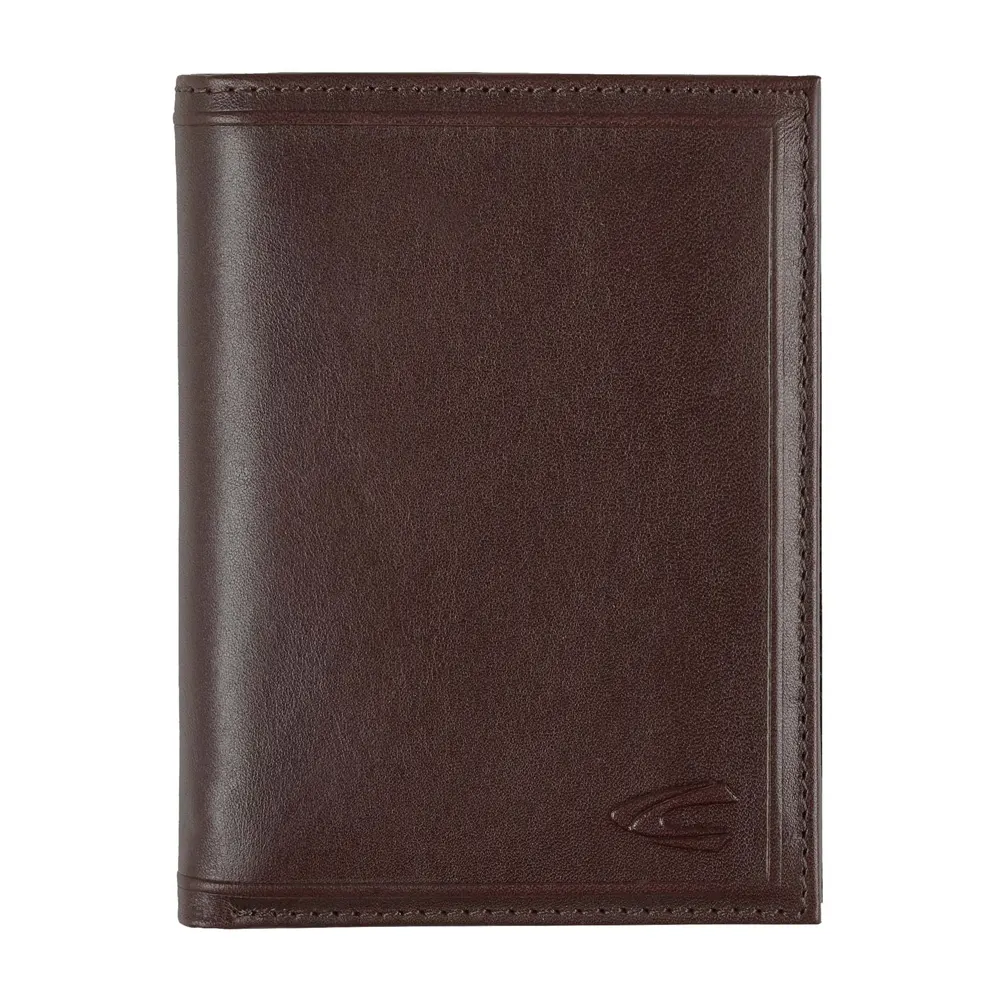 Мъжки портфейл Camel Active - Wood High Form, RFID защита, кафяв