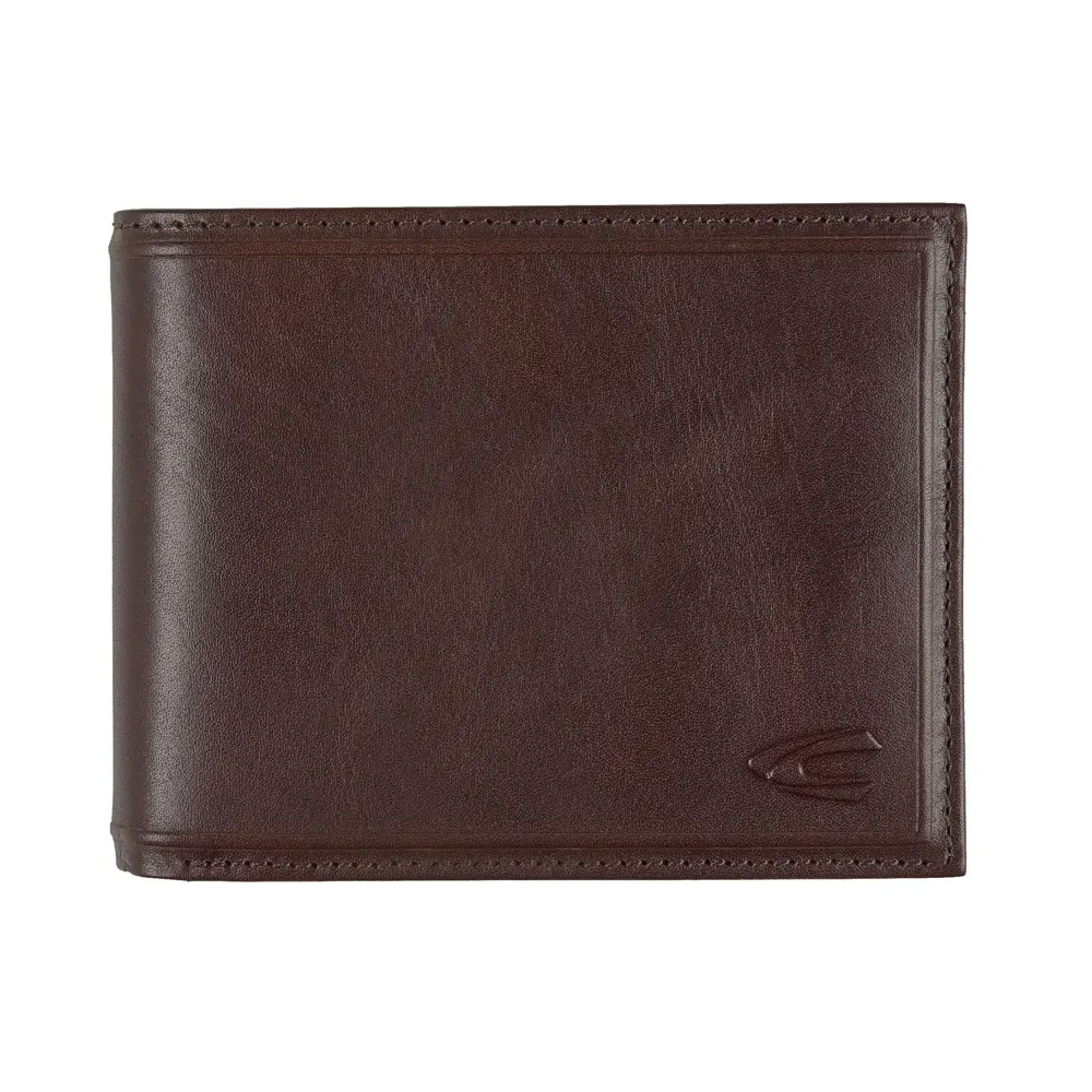 Мъжки портфейл Camel Active - Wood Horizontal, RFID защита, кафяв