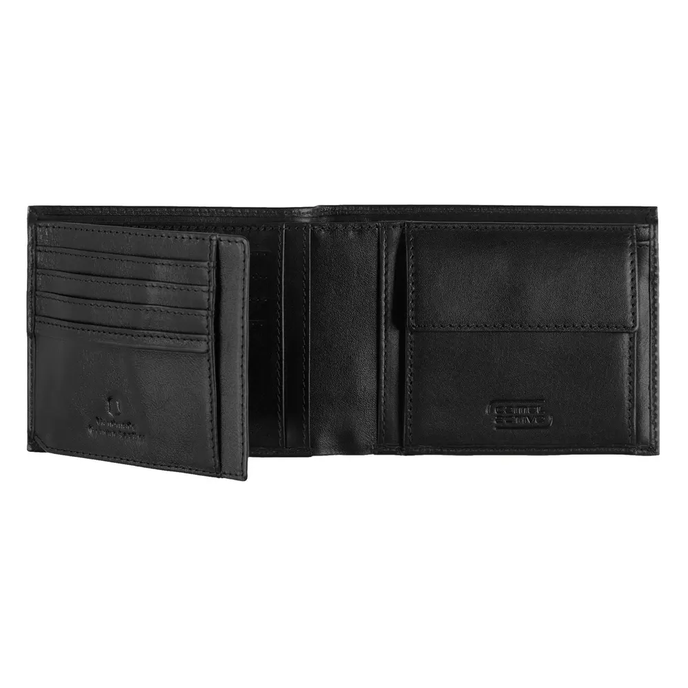 Мъжки портфейл Camel Active - Wood Horizontal, RFID защита, черен - 2