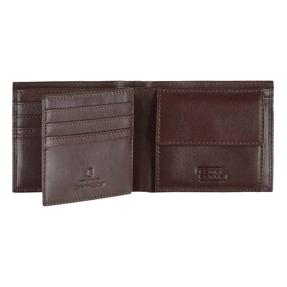 Мъжки портфейл Camel Active - Wood Jeans, RFID защита, кафяв - 2
