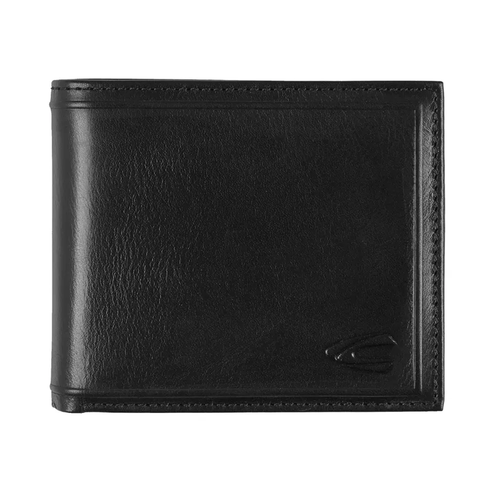 Мъжки портфейл Camel Active - Wood Jeans, RFID защита, черен