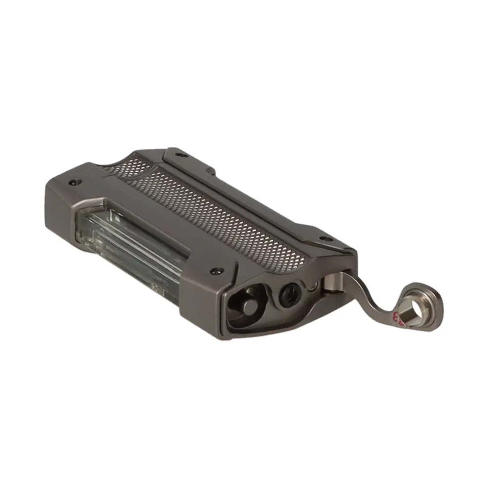Запалка WinJet - Dark Gun Metal, с вградени пънч и поставка за пури - 2