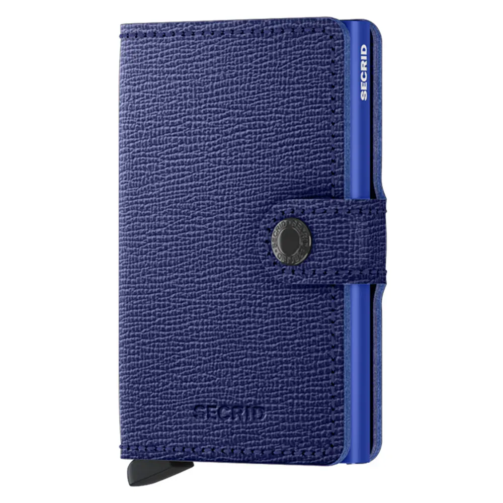 Портфейл SECRID - Mini Crisple Cobalt, с RFID защита