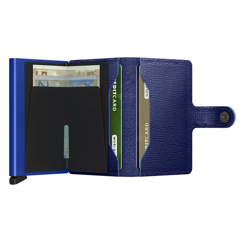Портфейл SECRID - Mini Crisple Cobalt, с RFID защита - 3