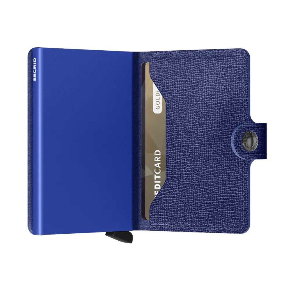 Портфейл SECRID - Mini Crisple Cobalt, с RFID защита - 4