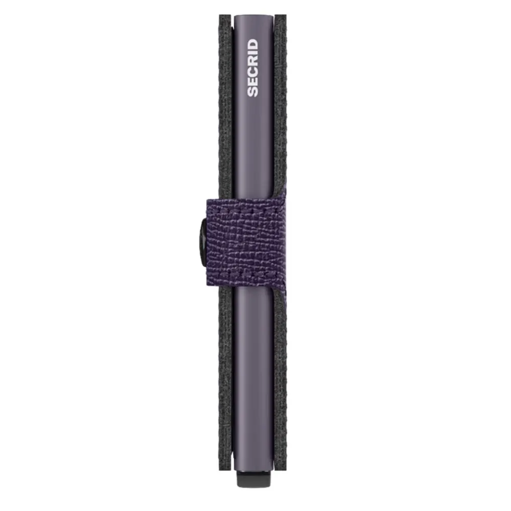 Портфейл SECRID - Mini Crisple Purple, с RFID защита - 2