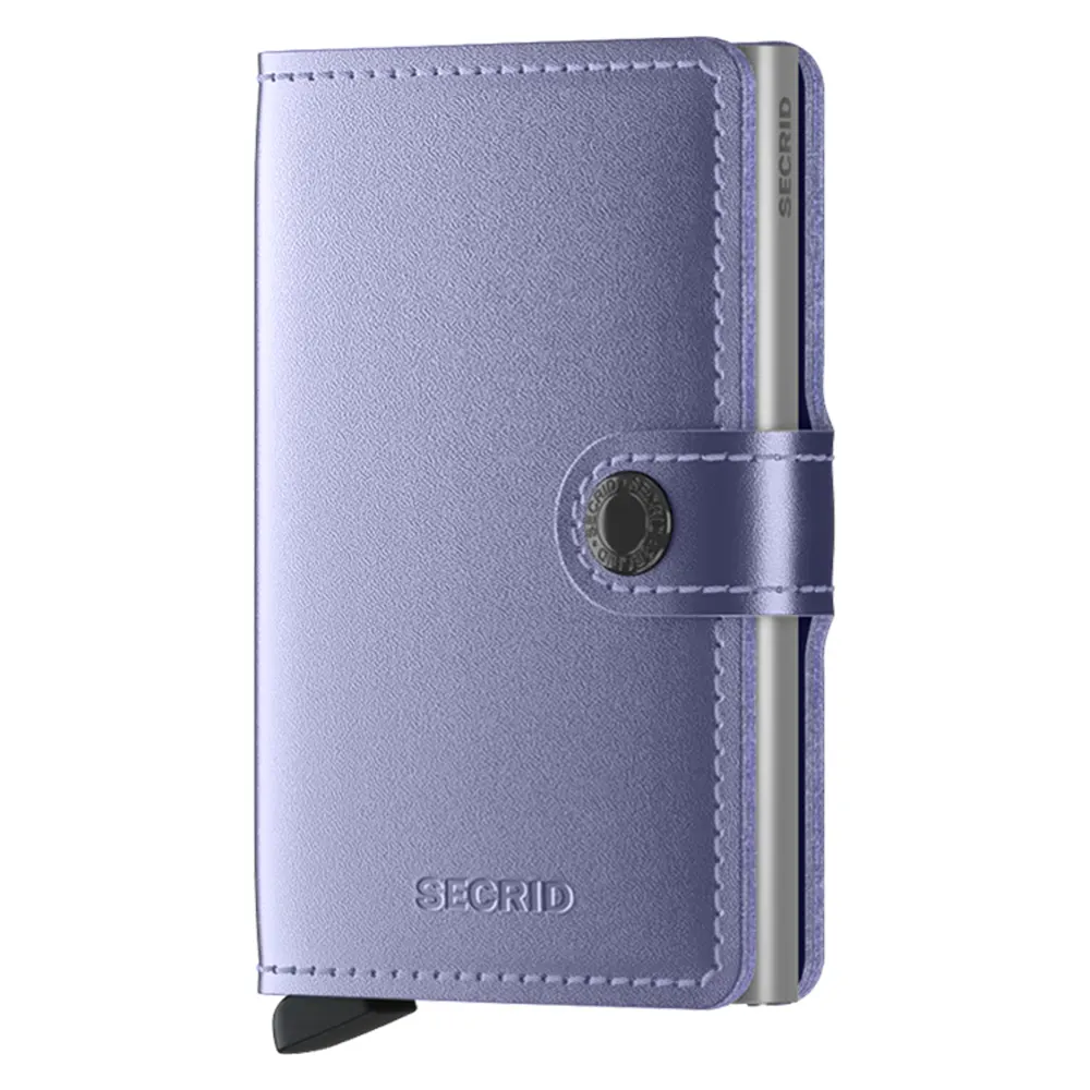 Портфейл SECRID - Metallic Lila, с RFID защита