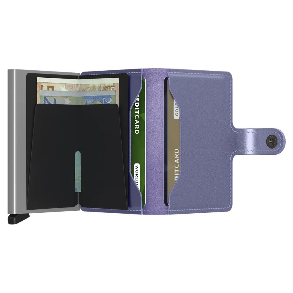Портфейл SECRID - Metallic Lila, с RFID защита - 3