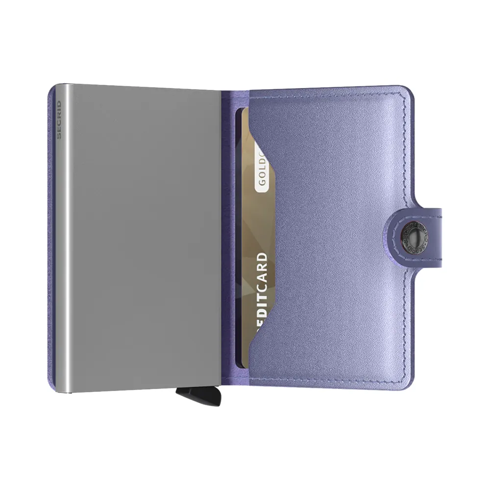 Портфейл SECRID - Metallic Lila, с RFID защита - 4