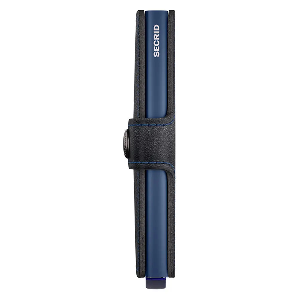 Портфейл SECRID - Mini Original Black Navy, естествена кожа, с RFID защита - 2