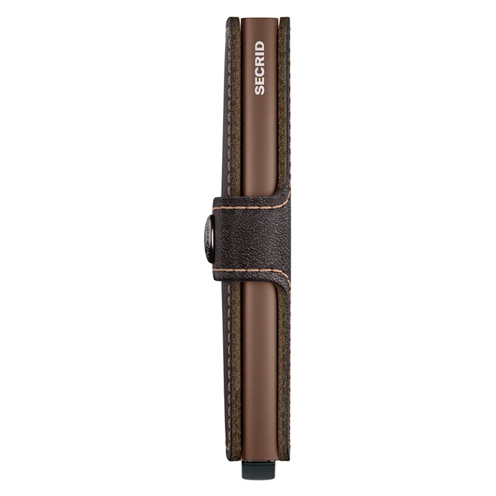 Портфейл SECRID - Mini Original Chocolate, естествена кожа, с RFID защита - 2