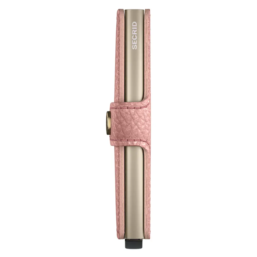 Портфейл SECRID - Mini Pebble Rose, естествена кожа, RFID защита - 2