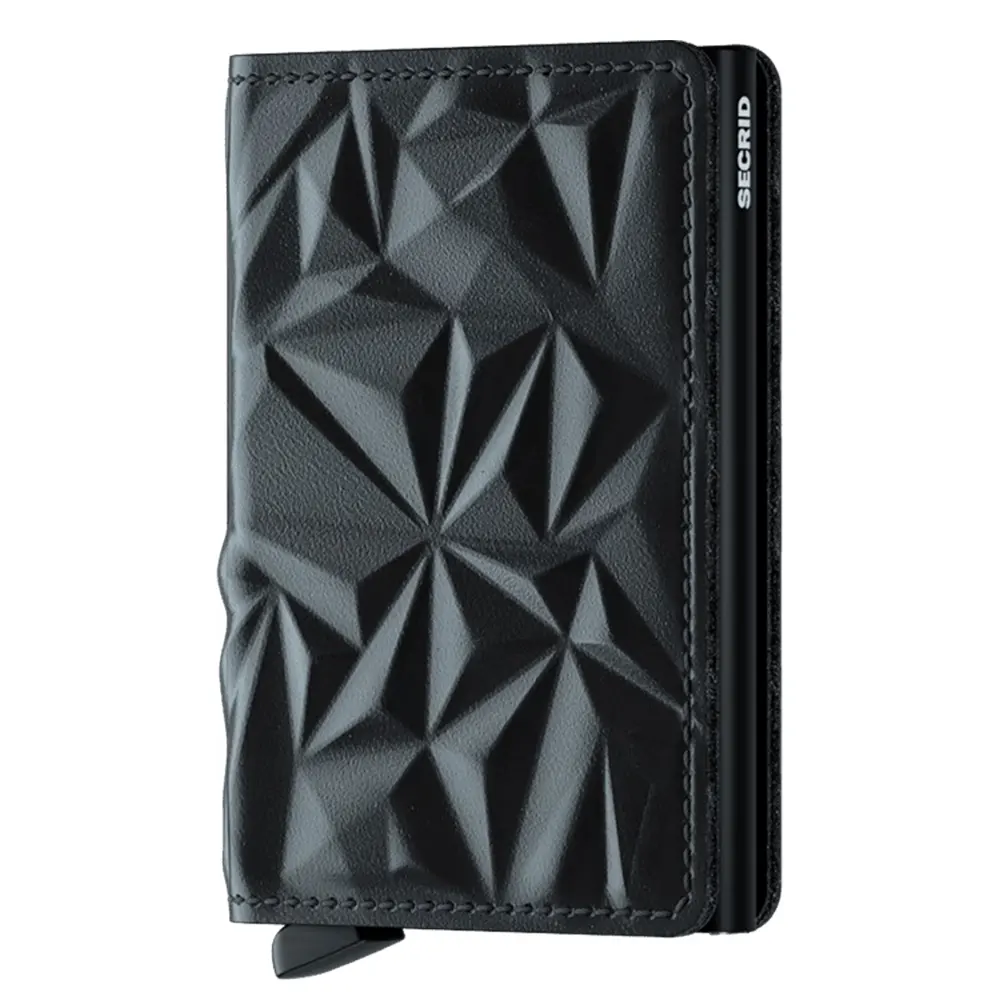Портфейл SECRID - Slim Prism Black, с RFID защита