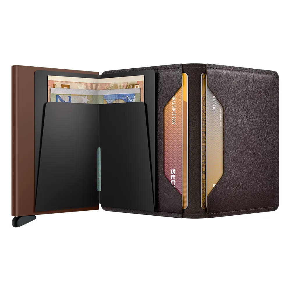 Портфейл SECRID - Slim Original Chocolate, с RFID защита - 3