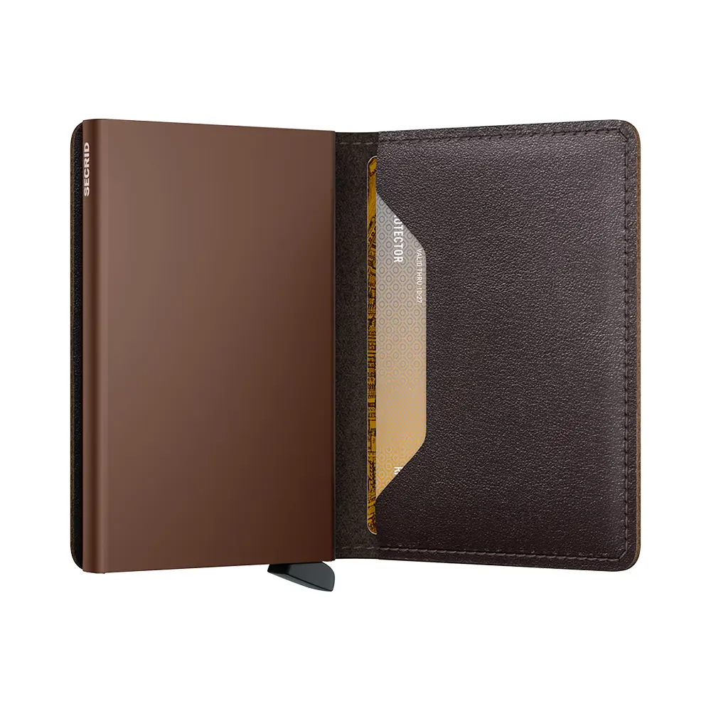 Портфейл SECRID - Slim Original Chocolate, с RFID защита - 4