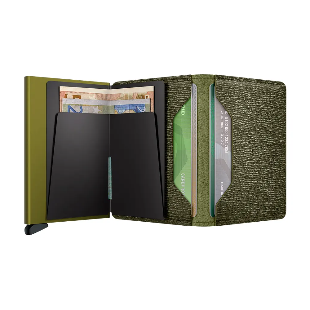 Портфейл SECRID - Slim Crisple Kelp, с RFID защита - 3