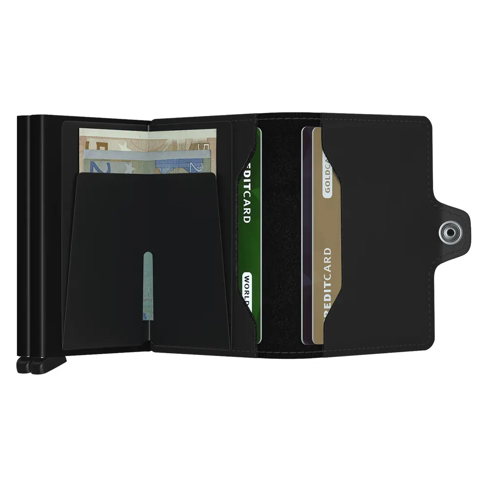 Портфейл SECRID - Twin Matte Black, с RFID защита - 3