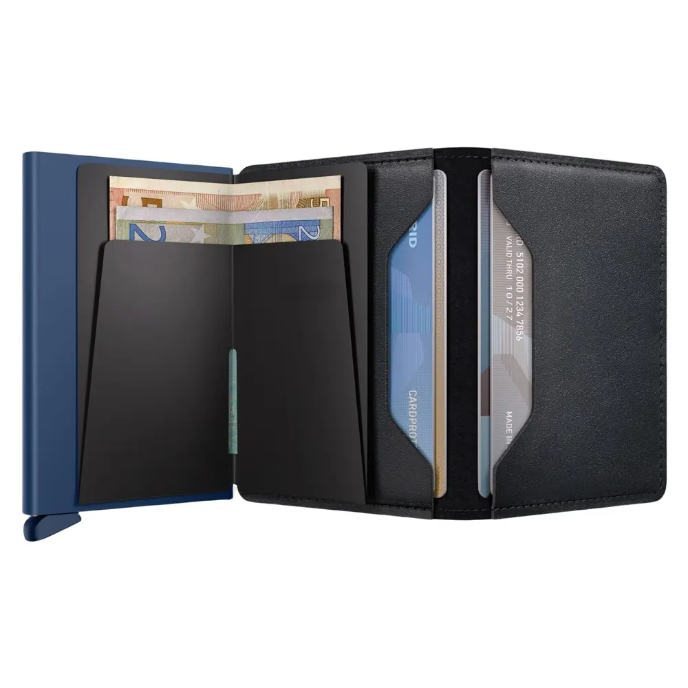 Портфейл SECRID - Slim Original Black-Navy, с RFID защита - 3