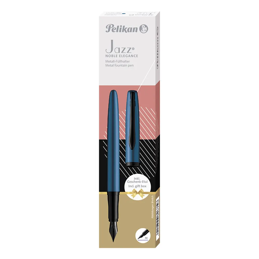 Писалка Pelikan Jazz Noble Elegance - Aquamarine, в подаръчна кутия - 6