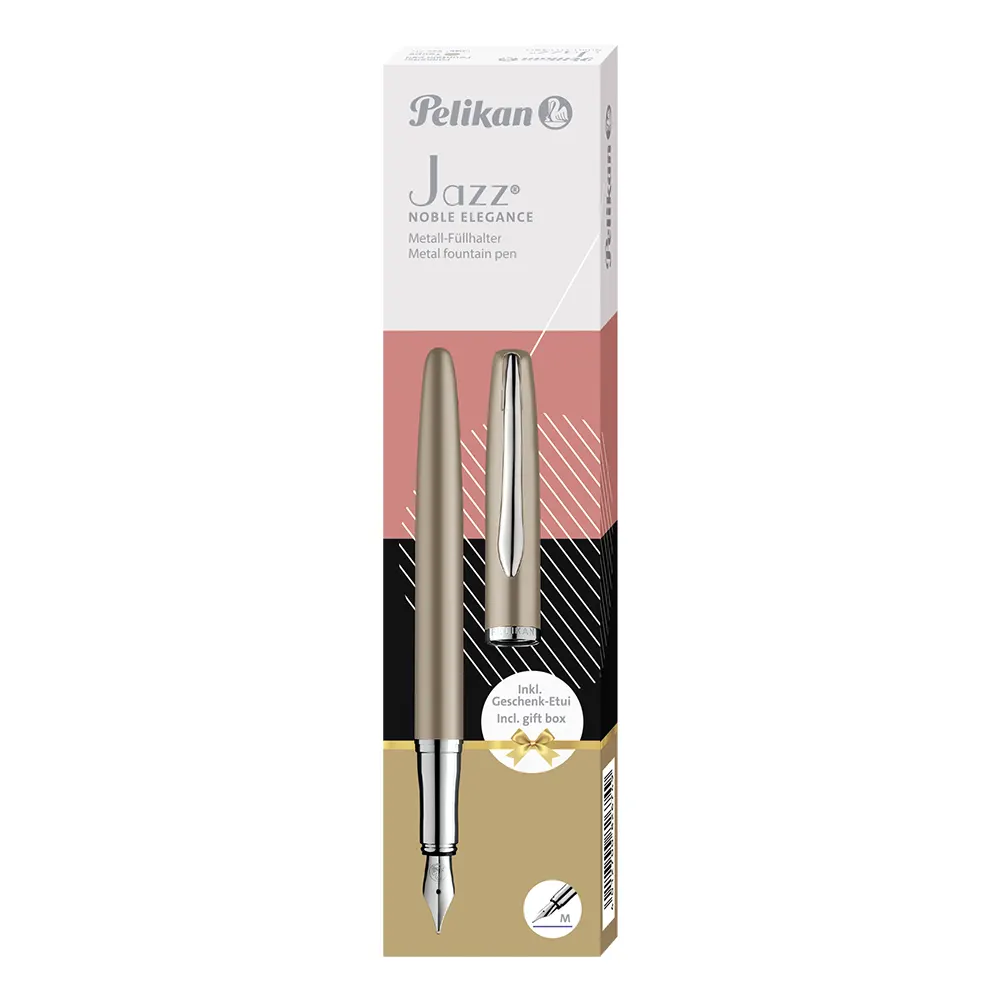 Писалка Pelikan Jazz Noble Elegance - Taupe, в подаръчна кутия - 6