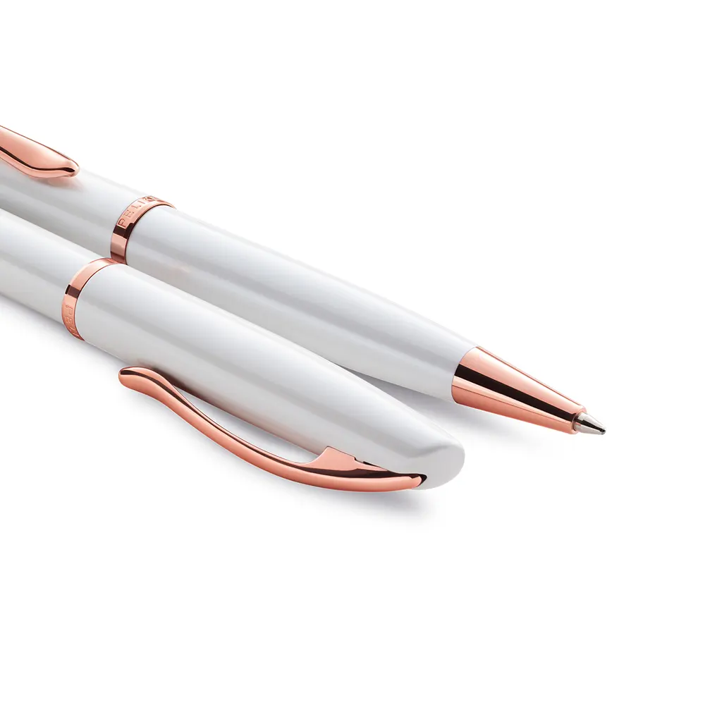Комплект химикалка и писалка Pelikan Jazz Noble Elegance - Pearl White - 5