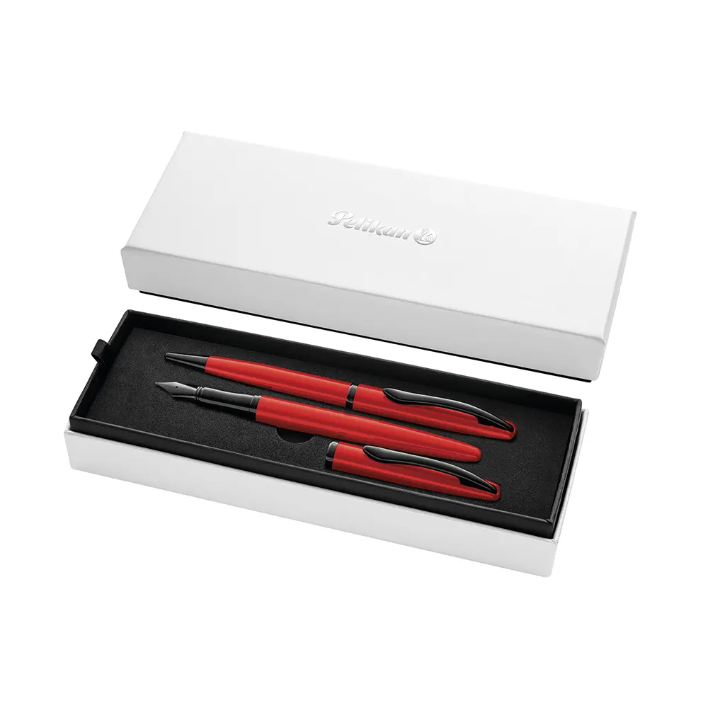 Комплект химикалка и писалка Pelikan Jazz Noble Elegance - Red - 4