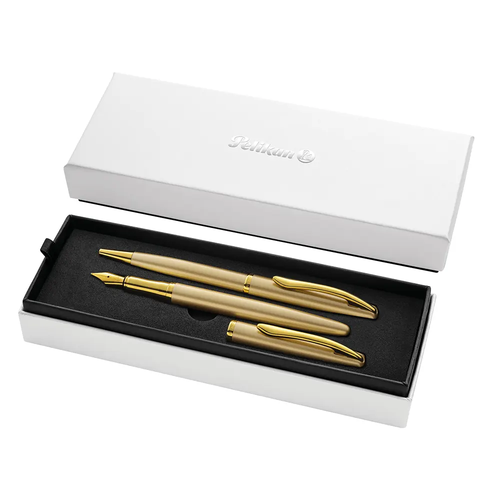 Комплект химикалка и писалка Pelikan Jazz Noble Elegance - Gold - 6