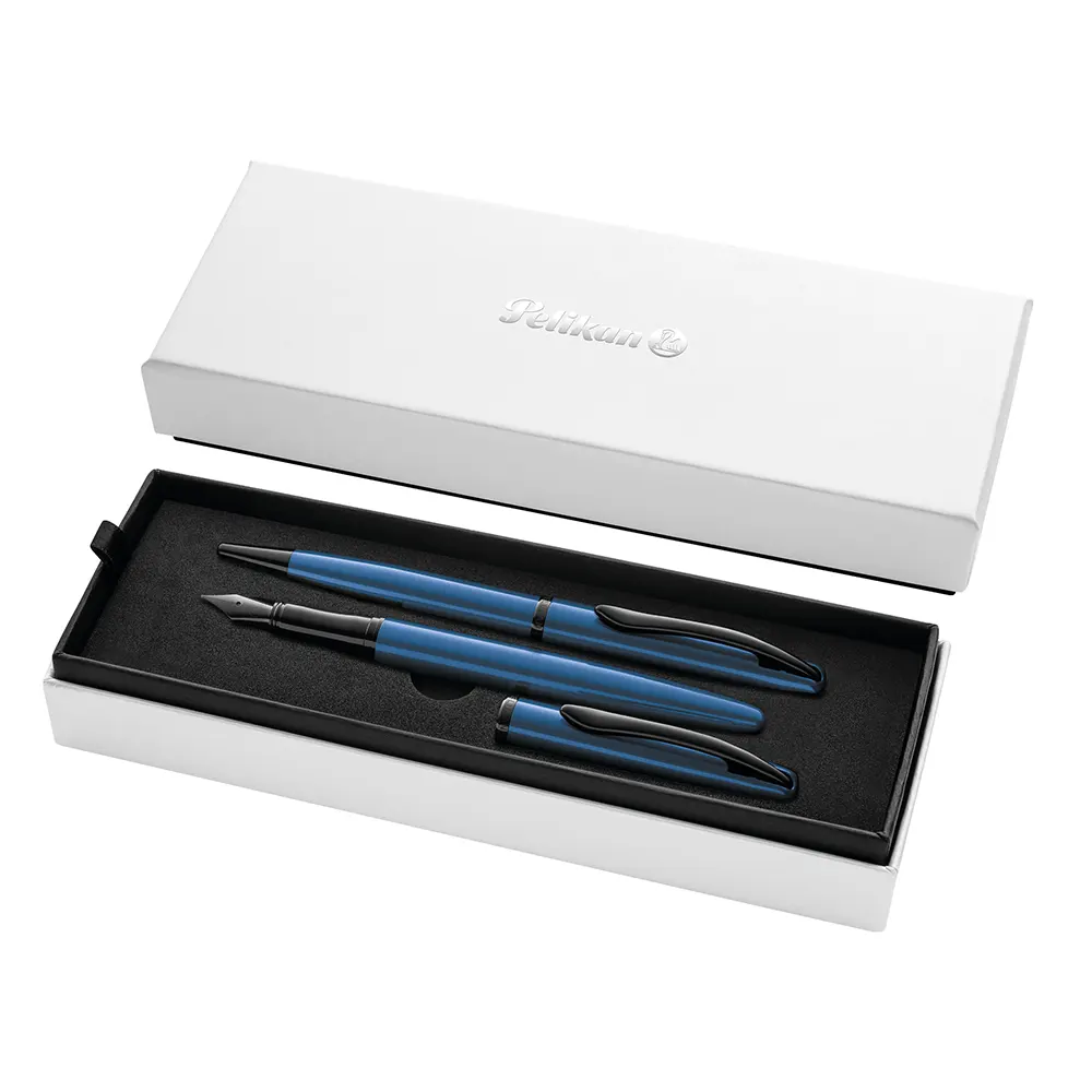 Комплект химикалка и писалка Pelikan Jazz Noble Elegance - Aquamarine - 4
