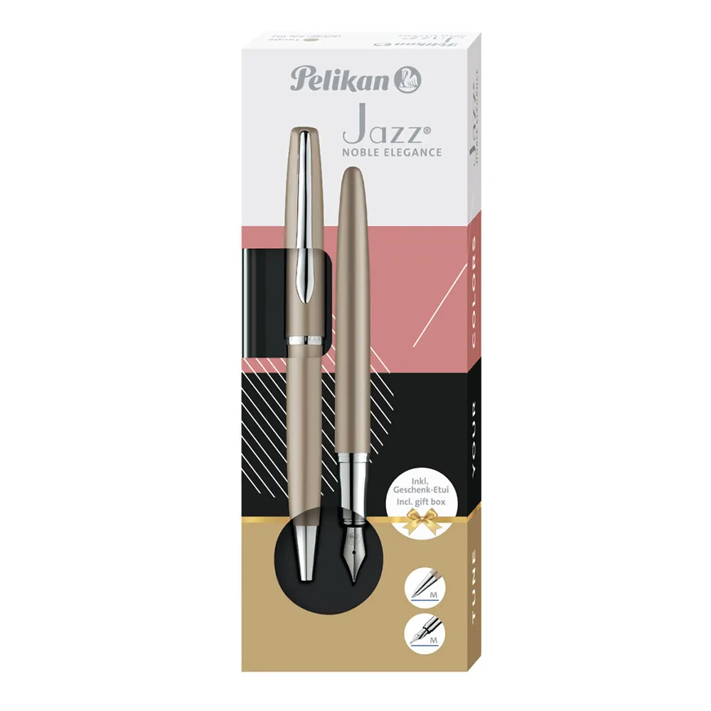 Комплект химикалка и писалка Pelikan Jazz Noble Elegance - Taupe - 5