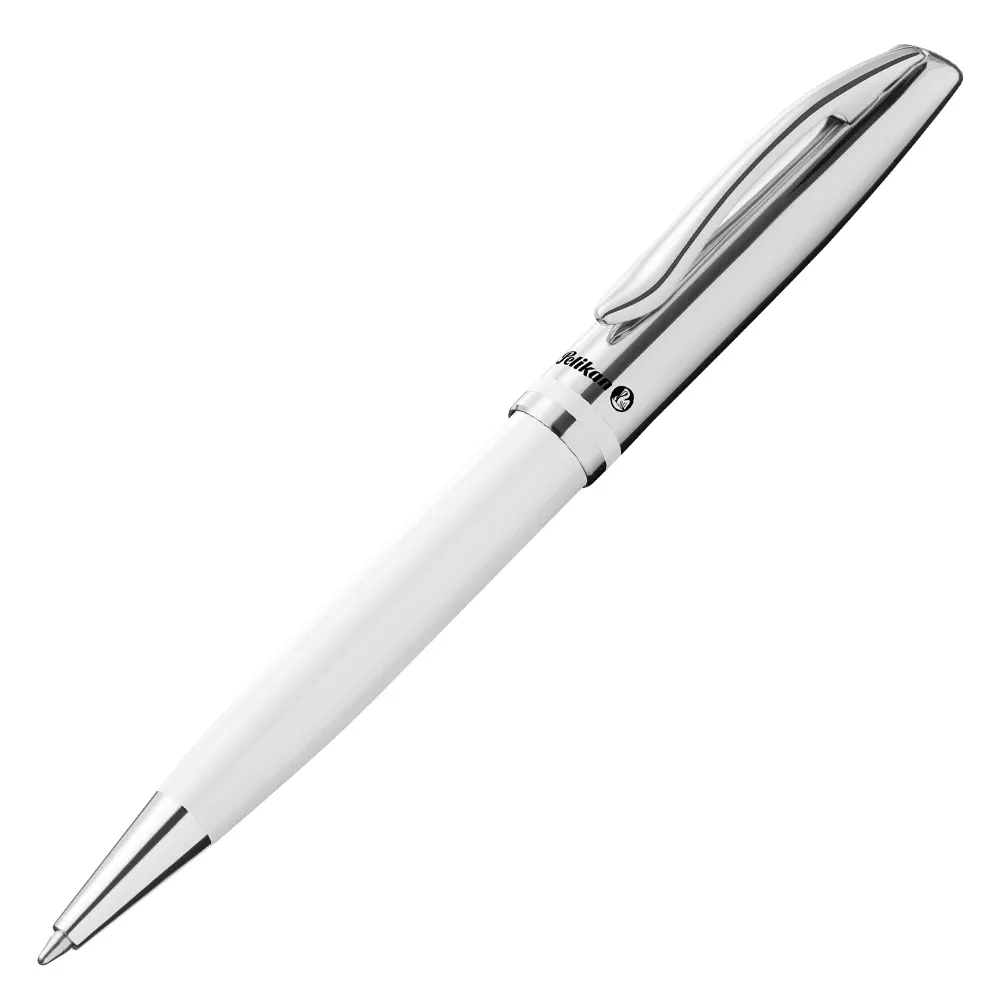 Химикалка Pelikan - Jazz Classic White, в картонена кутия - 2