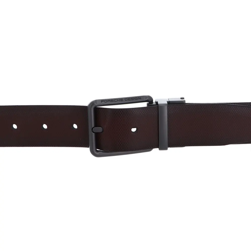 Колан Porsche Design - Business Dark Brown, 120 см, двулицев - 3