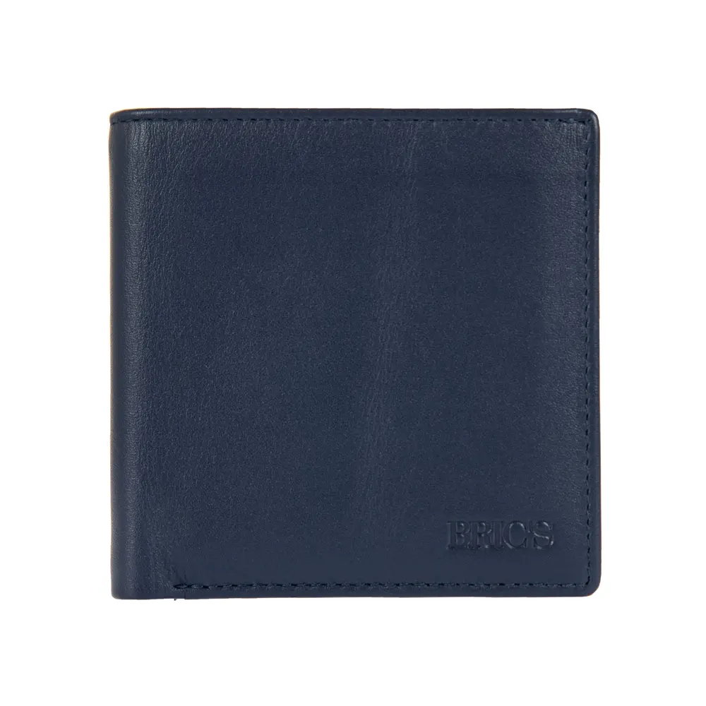 Мъжки портфейл Bric's - Bernina Ocean Blue, с монетник, RFID защита