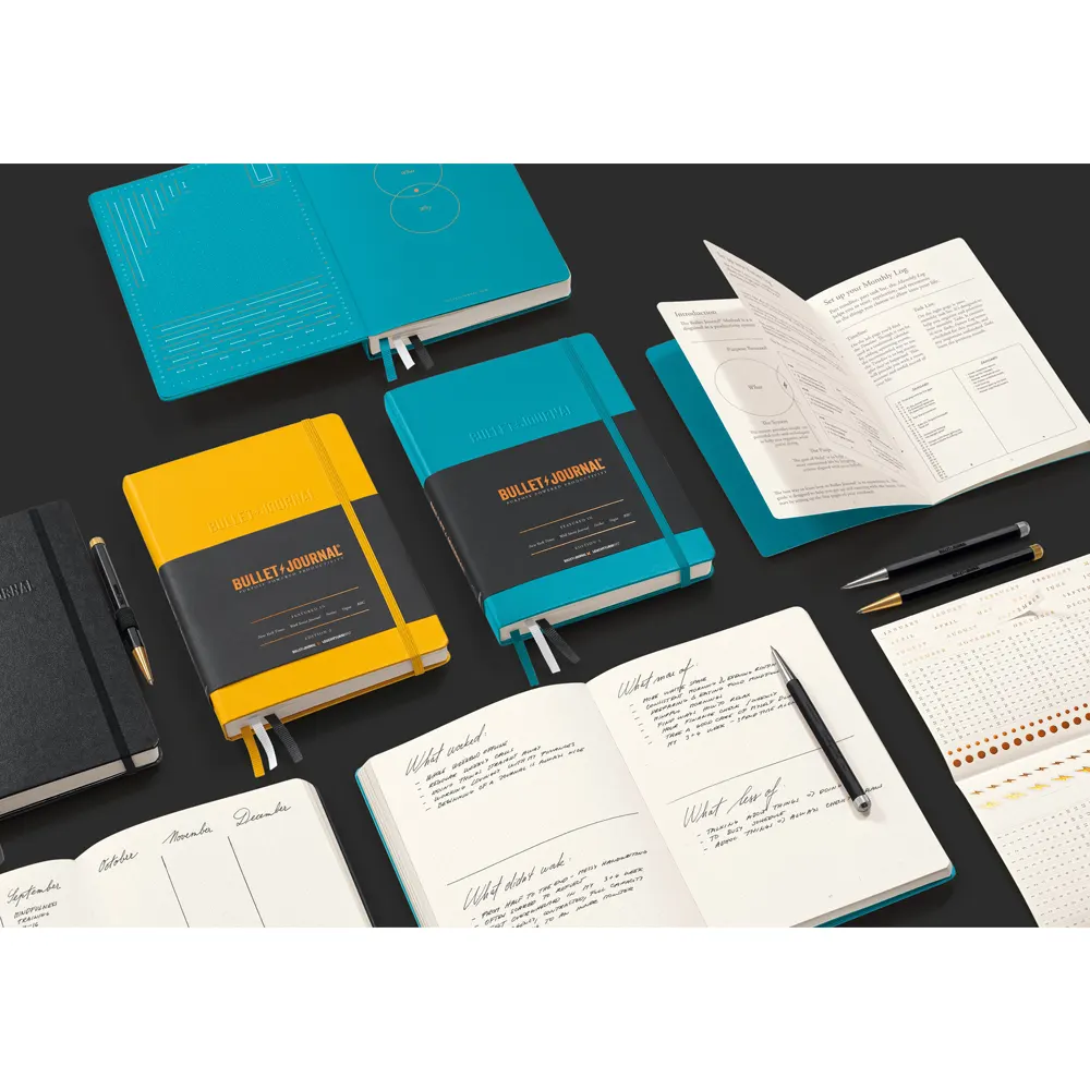 Тефтер А5 Leuchtturm1917 Bullet Journal Edition 2 Turquoise 25, 120g/m² хартия - 3