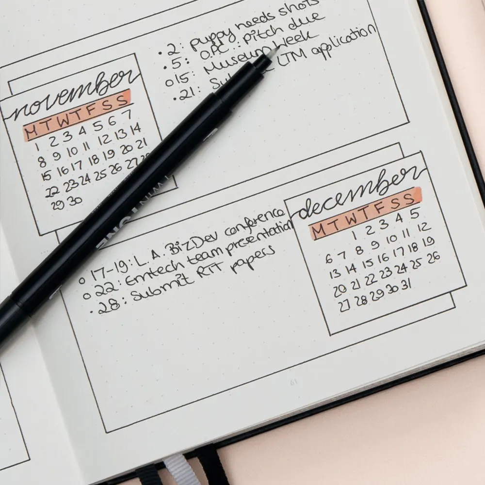 Тефтер А5 Leuchtturm1917 Bullet Journal Edition 2 Turquoise 25, 120g/m² хартия - 4