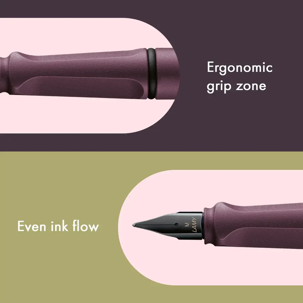 Писалка Lamy Safari - Scarlet, F перо - 5