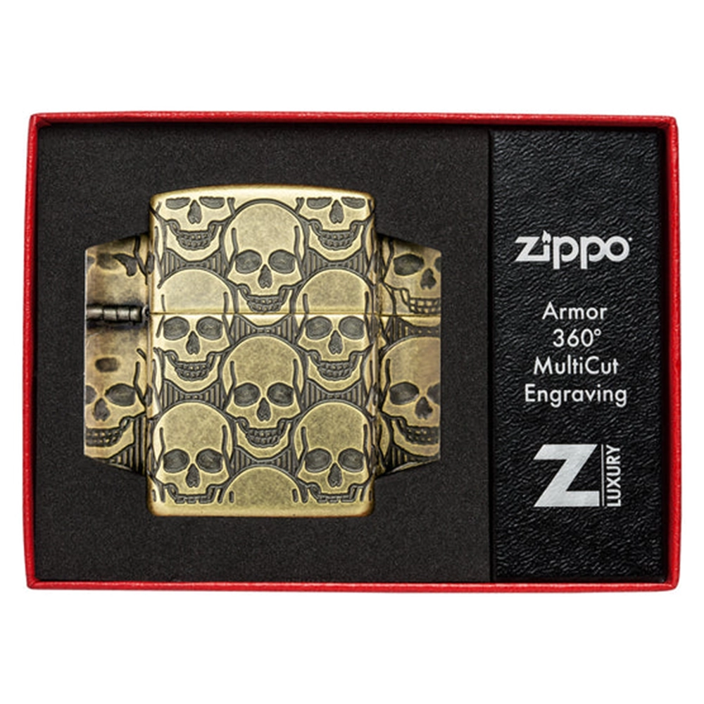 Запалка Zippo - Cackling Cranium Design - 5