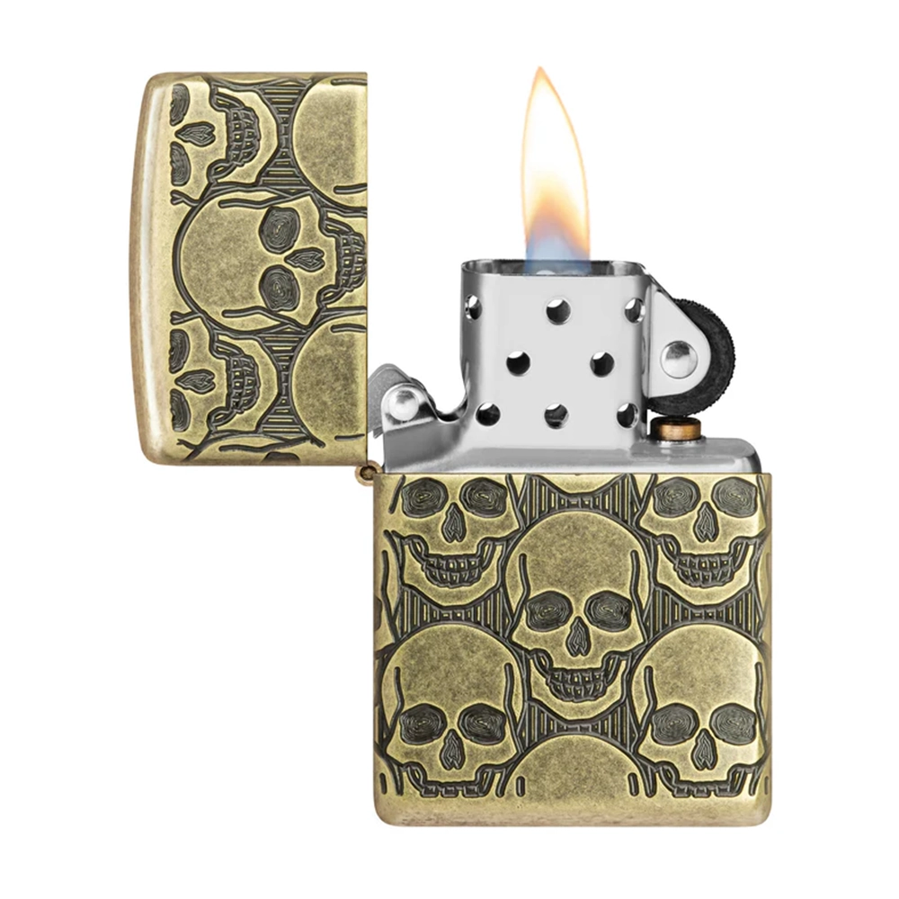 Запалка Zippo - Cackling Cranium Design - 4