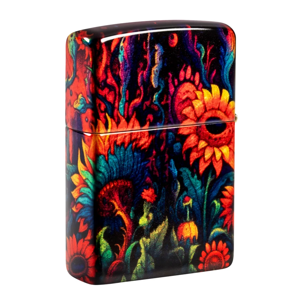 Запалка Zippo - Spooky Sunflower Design - 4