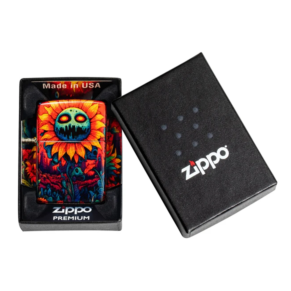 Запалка Zippo - Spooky Sunflower Design - 5