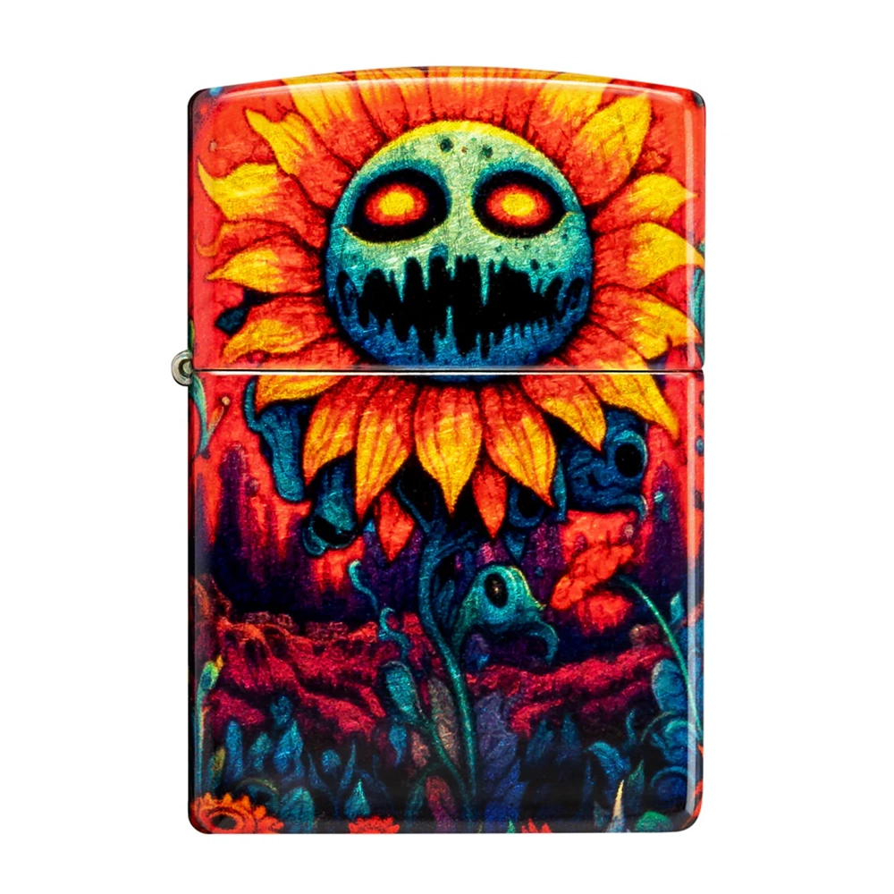 Запалка Zippo - Spooky Sunflower Design - 2