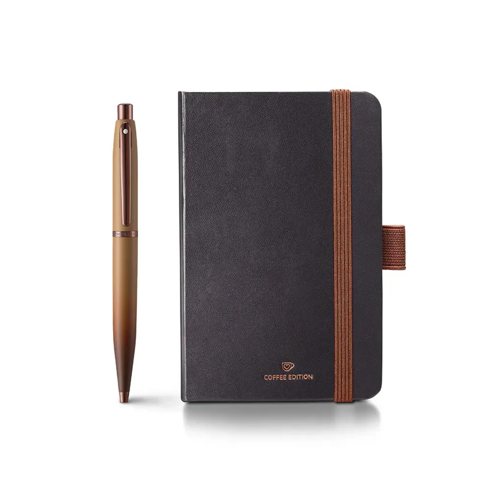 Комплект Sheaffer - Coffee Edition, химикалка VFM и тефтер A6 - 2