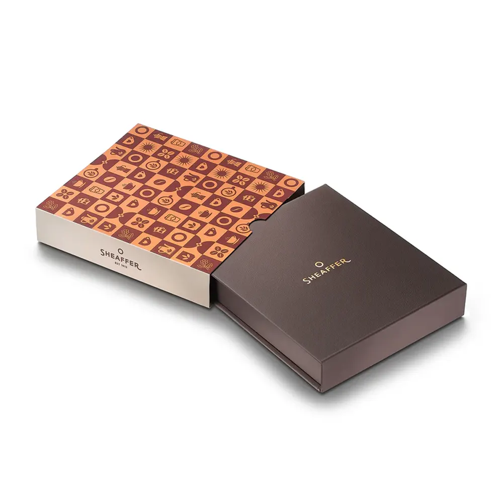 Комплект Sheaffer - Coffee Edition, химикалка 100 и калъф за карти и документи - 7