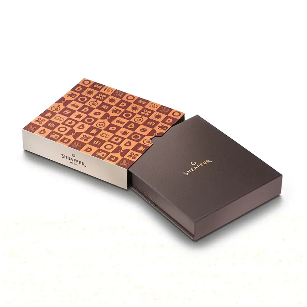 Комплект Sheaffer - Coffee Edition, химикалка 100 и тефтер A6 - 7